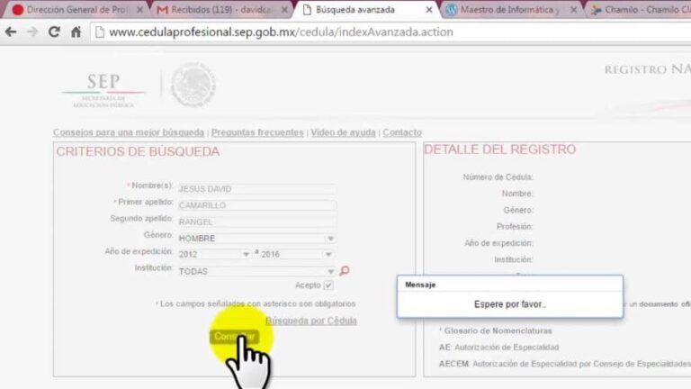 Solicitar Cita de la Cédula Profesional y su obtención - Cédula ...